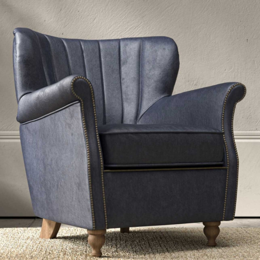 A&J Percy Accent Chair Leather image 9